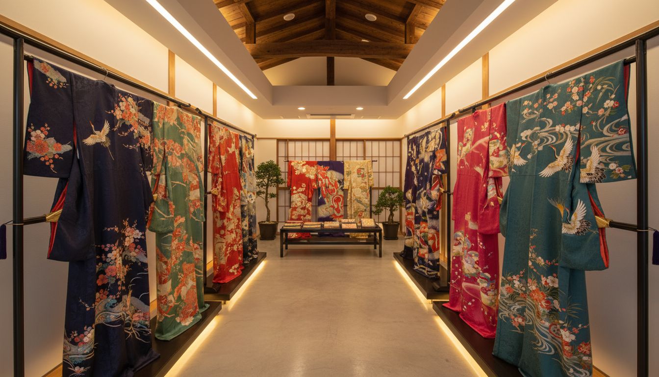 Vintage Kimono in Asakusa